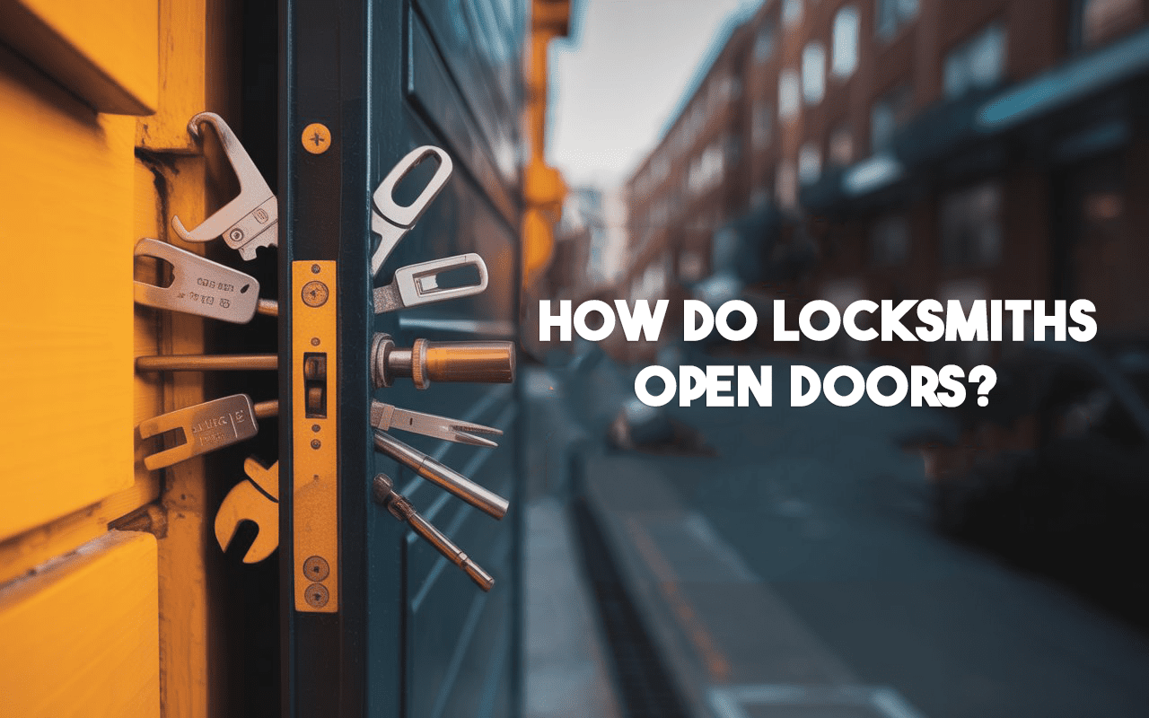 How Do Locksmiths Open Doors